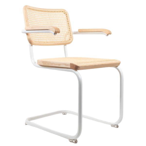 THONET S 64 V | Esche Pure Materials | Stahlrohr-Freischwinger | Gestell we günstig online kaufen