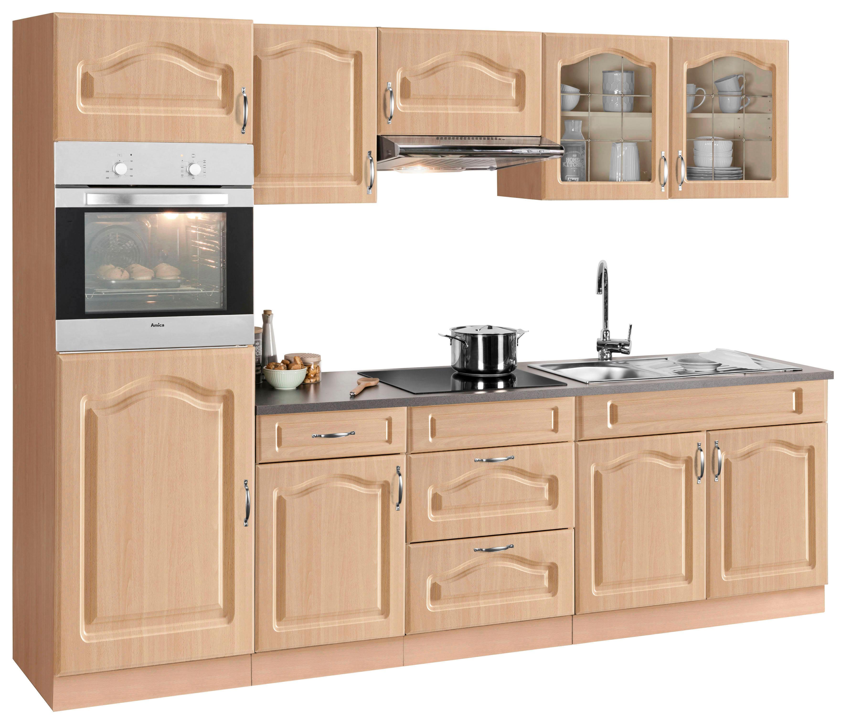 wiho Küchen Küchenzeile "Linz", mit E-Geräten, Breite 270 cm günstig online kaufen