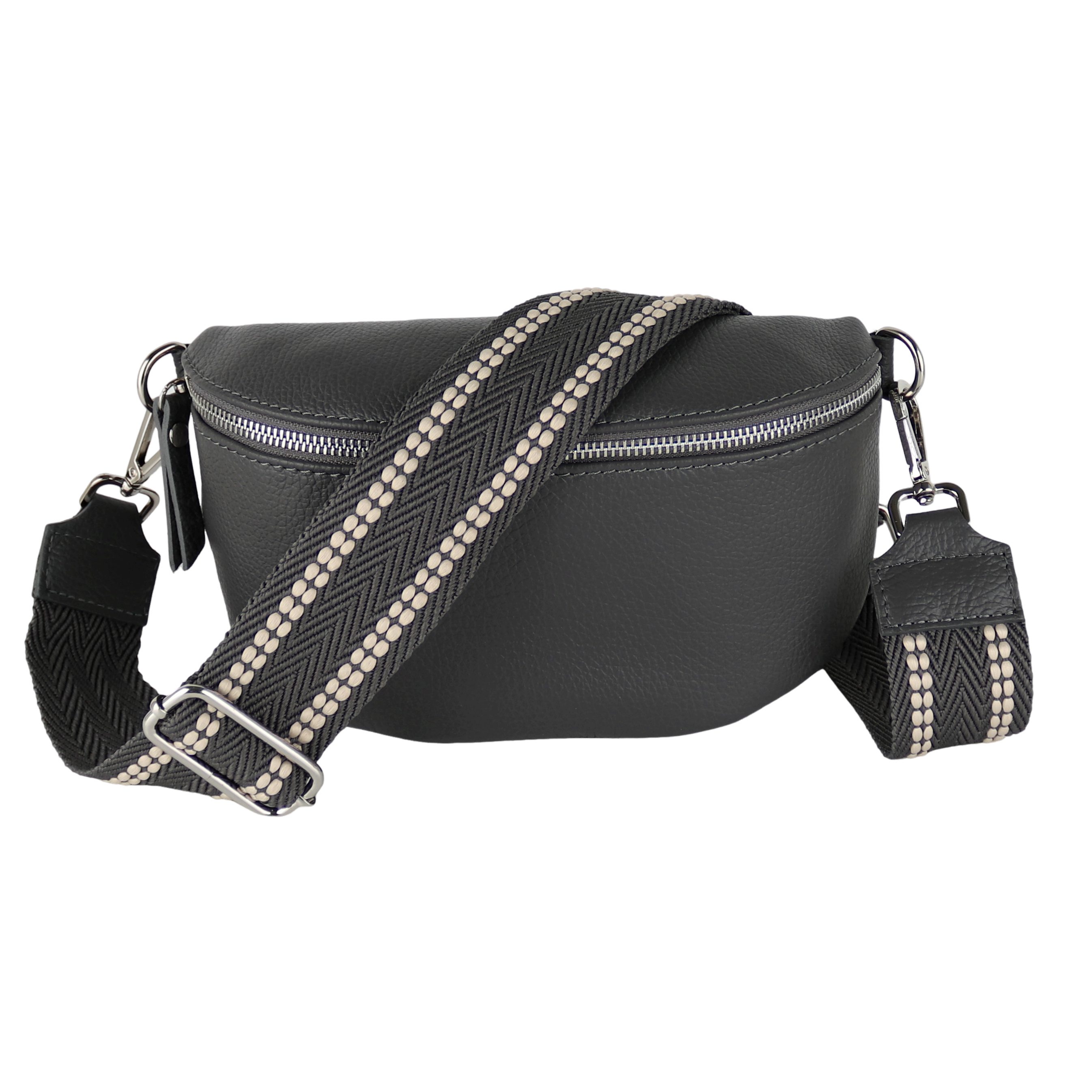MIRROSI Bauchtasche mit GOLDENER Reißverschluss Damen, günstig online kaufen
