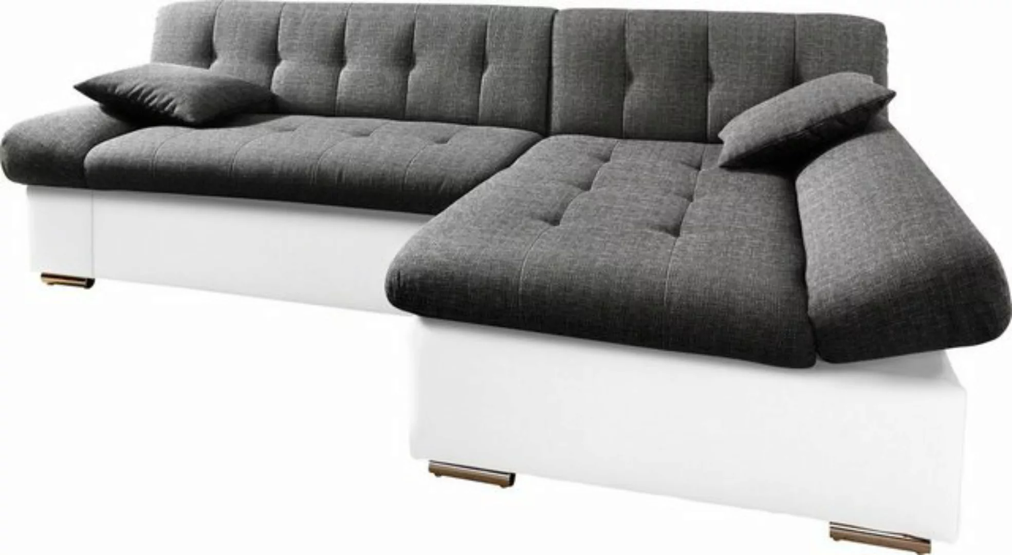 TRENDMANUFAKTUR Ecksofa "Reggae, modern und bequem, aktueller Materialmix, günstig online kaufen