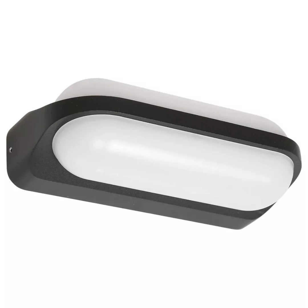 LED Wandleuchte in Schwarz und Weiß 7W 700lm IP65 günstig online kaufen