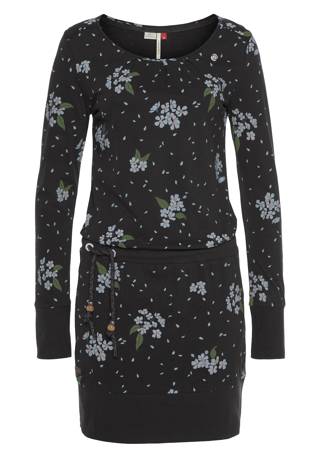 Ragwear Jerseykleid "ALEXA FLOWERS O", (1 tlg.), mit geblümten All Over Dru günstig online kaufen