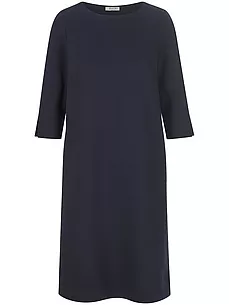 Jersey-Kleid Rundhals-­Ausschnitt MAERZ Muenchen blau günstig online kaufen