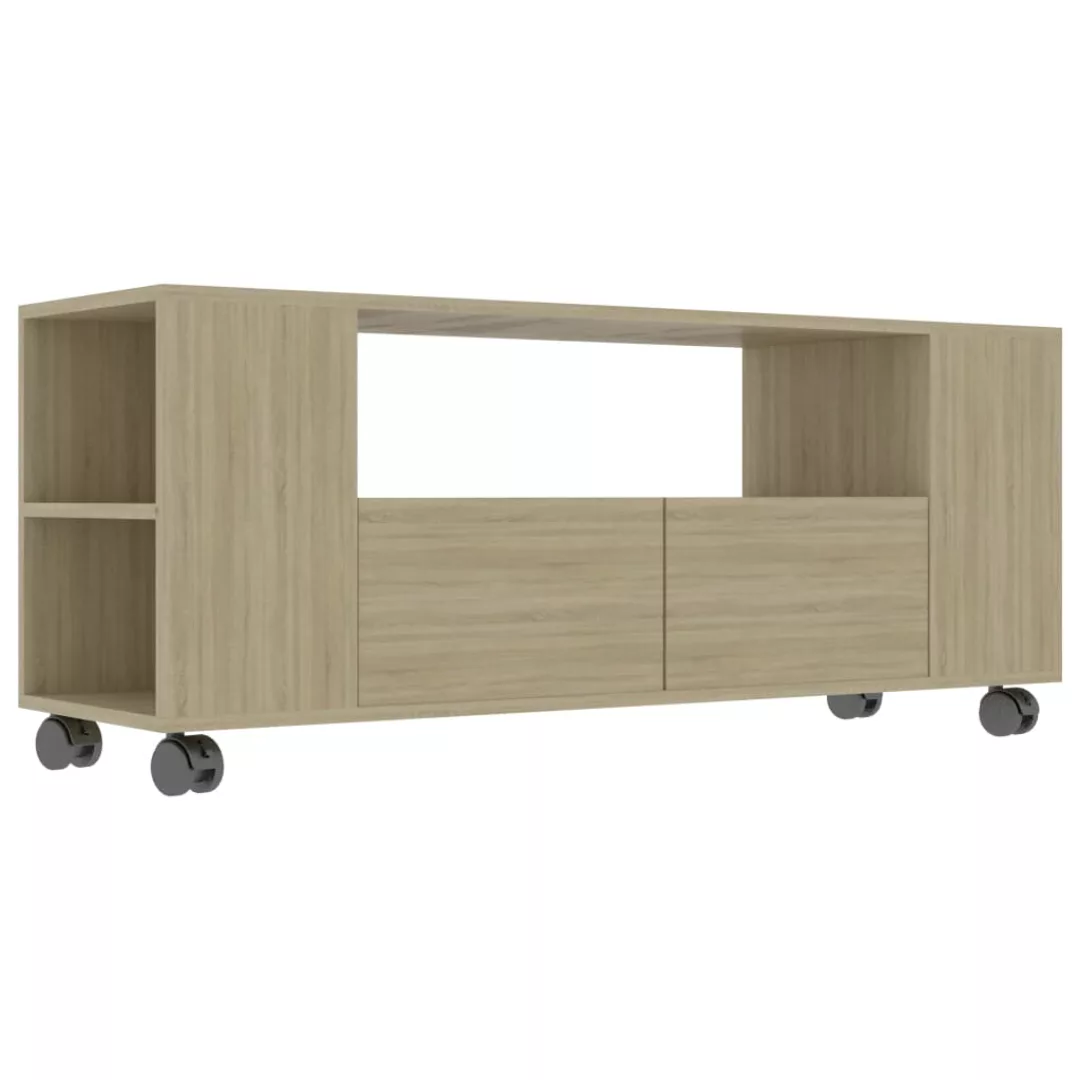 Tv-schrank Sonoma-eiche 120 X 35 X 43 Cm Spanplatte günstig online kaufen