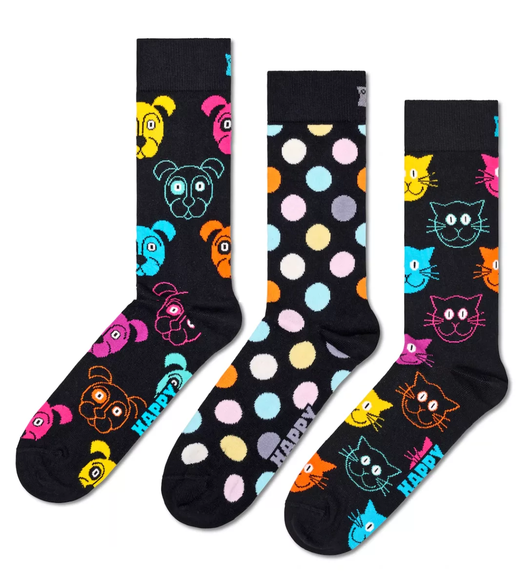 Happy Socks Socken, (3er Pack), mit verspielten Mustern günstig online kaufen