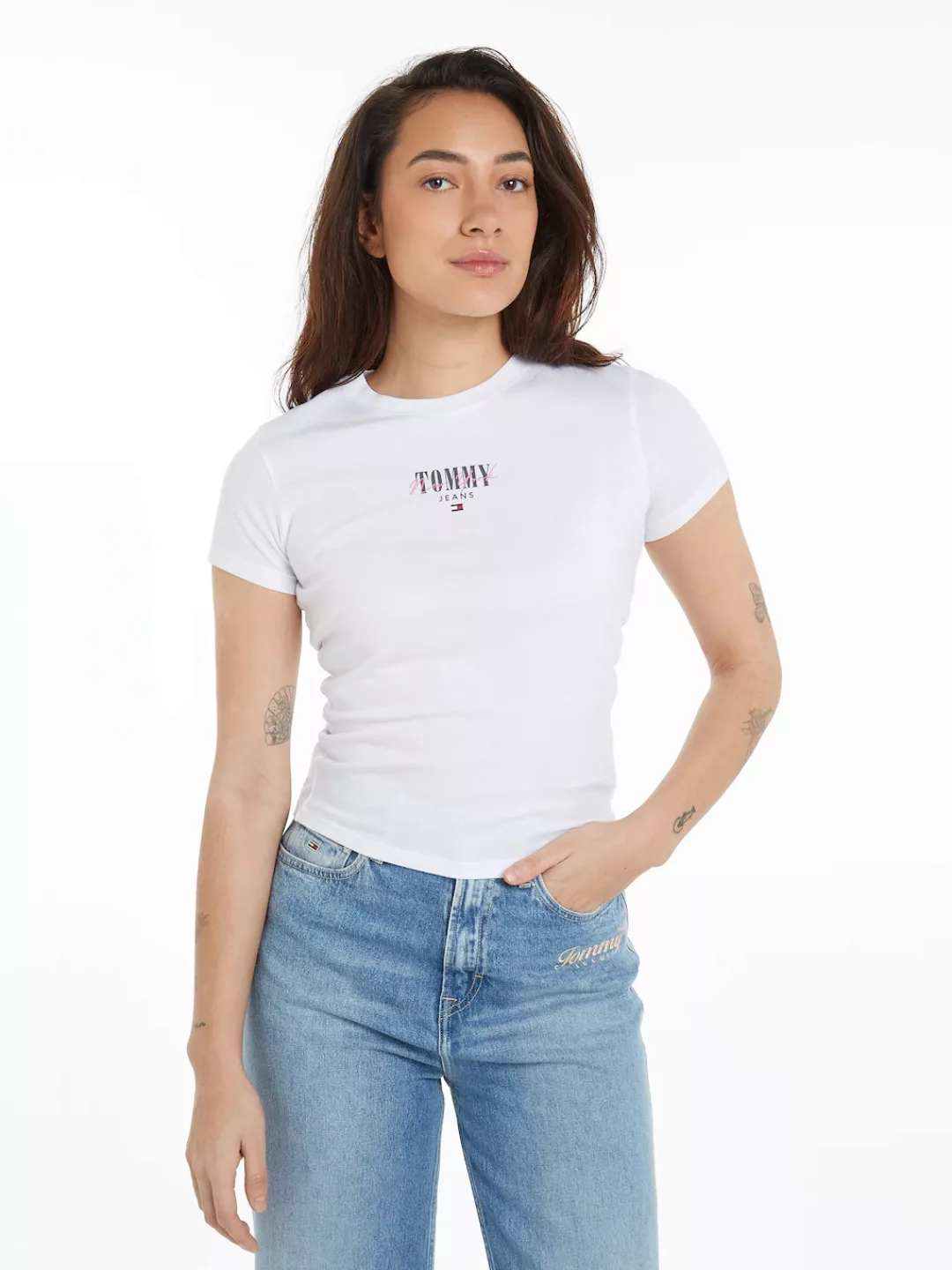 Tommy Jeans T-Shirt "TJW 2 PACK SLIM ESSENTIAL LOGO 1" günstig online kaufen