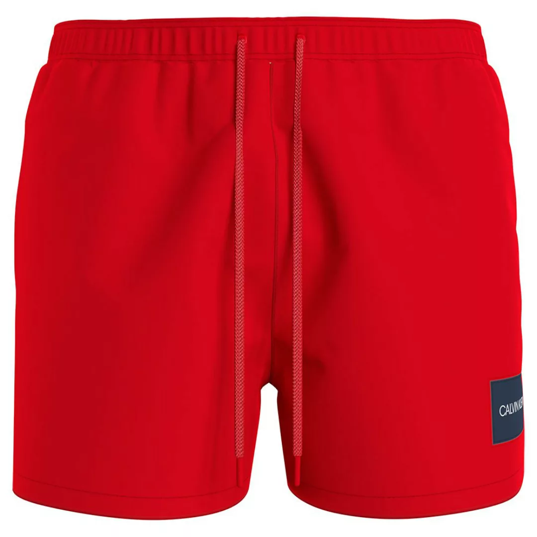 Calvin Klein Underwear Mittelgroße Badeshorts Mit Kordelzug L Fierce Red günstig online kaufen