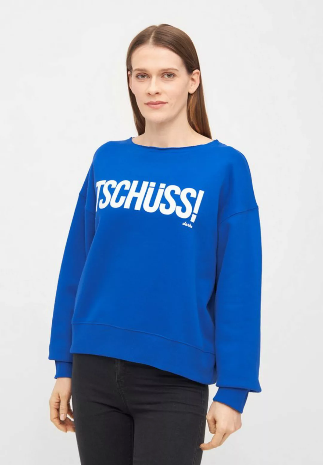 Derbe Sweatshirt "Tschüss", Schriftzug, Nachhaltig, Organic Cotton günstig online kaufen