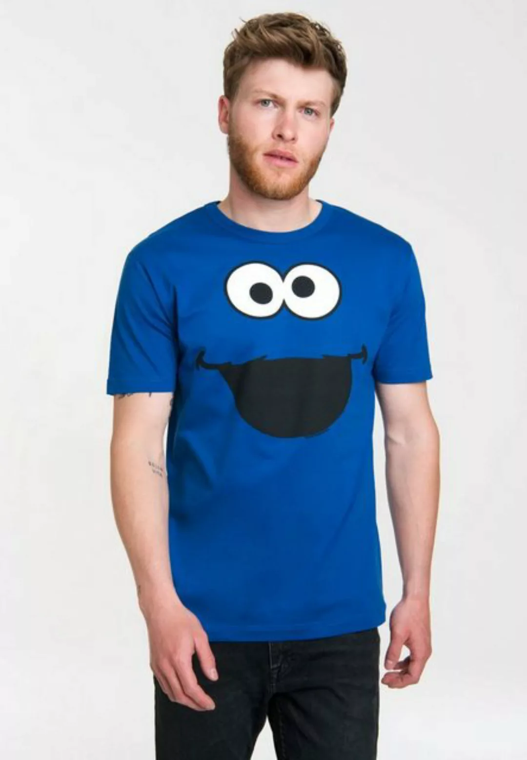 LOGOSHIRT T-Shirt "Krümelmonster - Cookie Monster", mit süßem Print günstig online kaufen