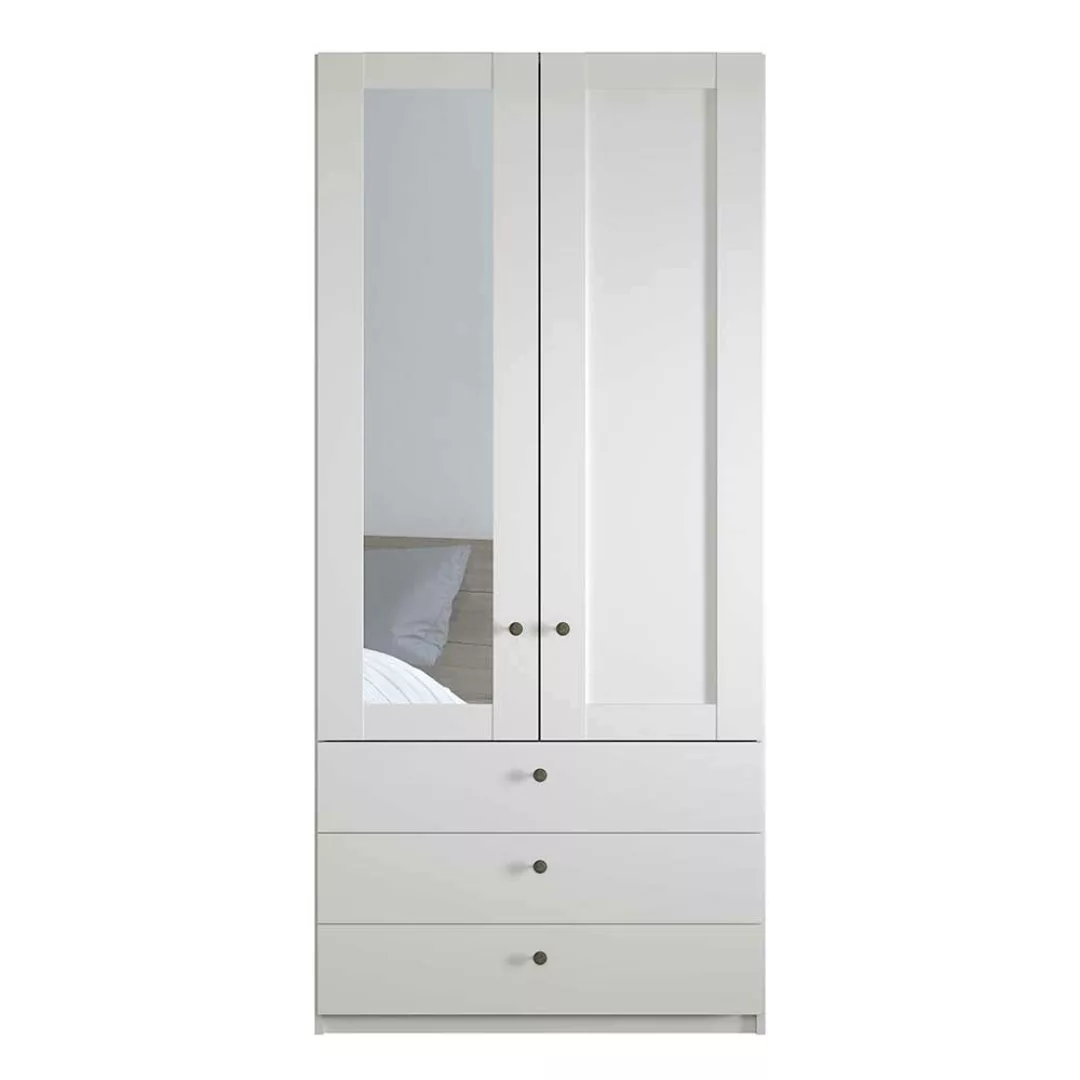 Drehtürschrank Schlafzimmer im Landhausstil Spiegeltür günstig online kaufen