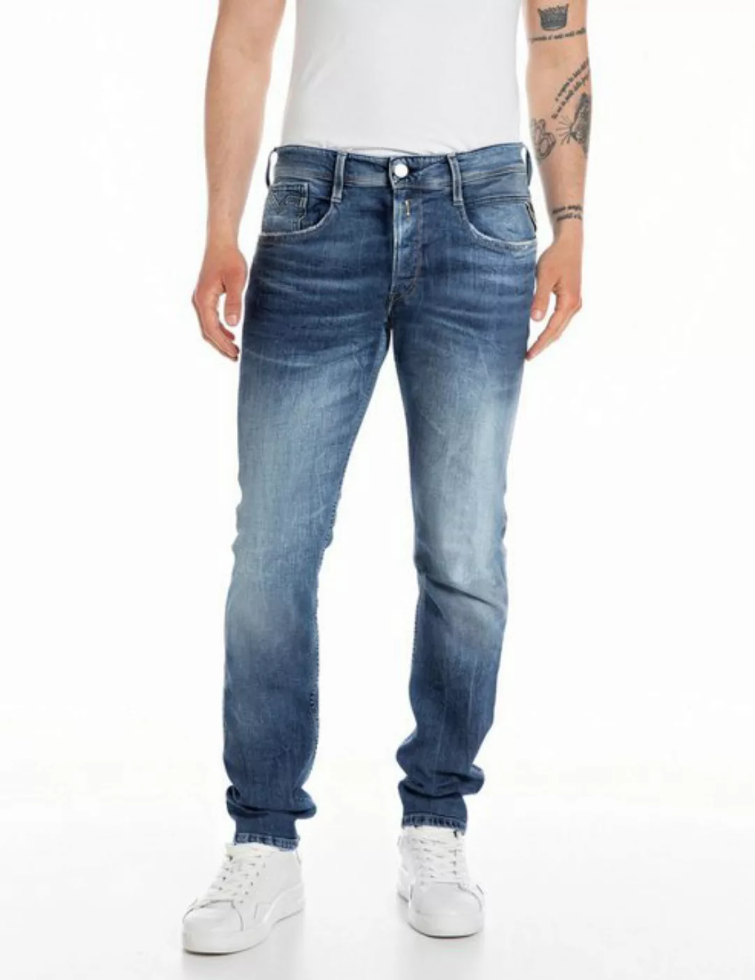 Replay Slim-fit-Jeans Anbass günstig online kaufen