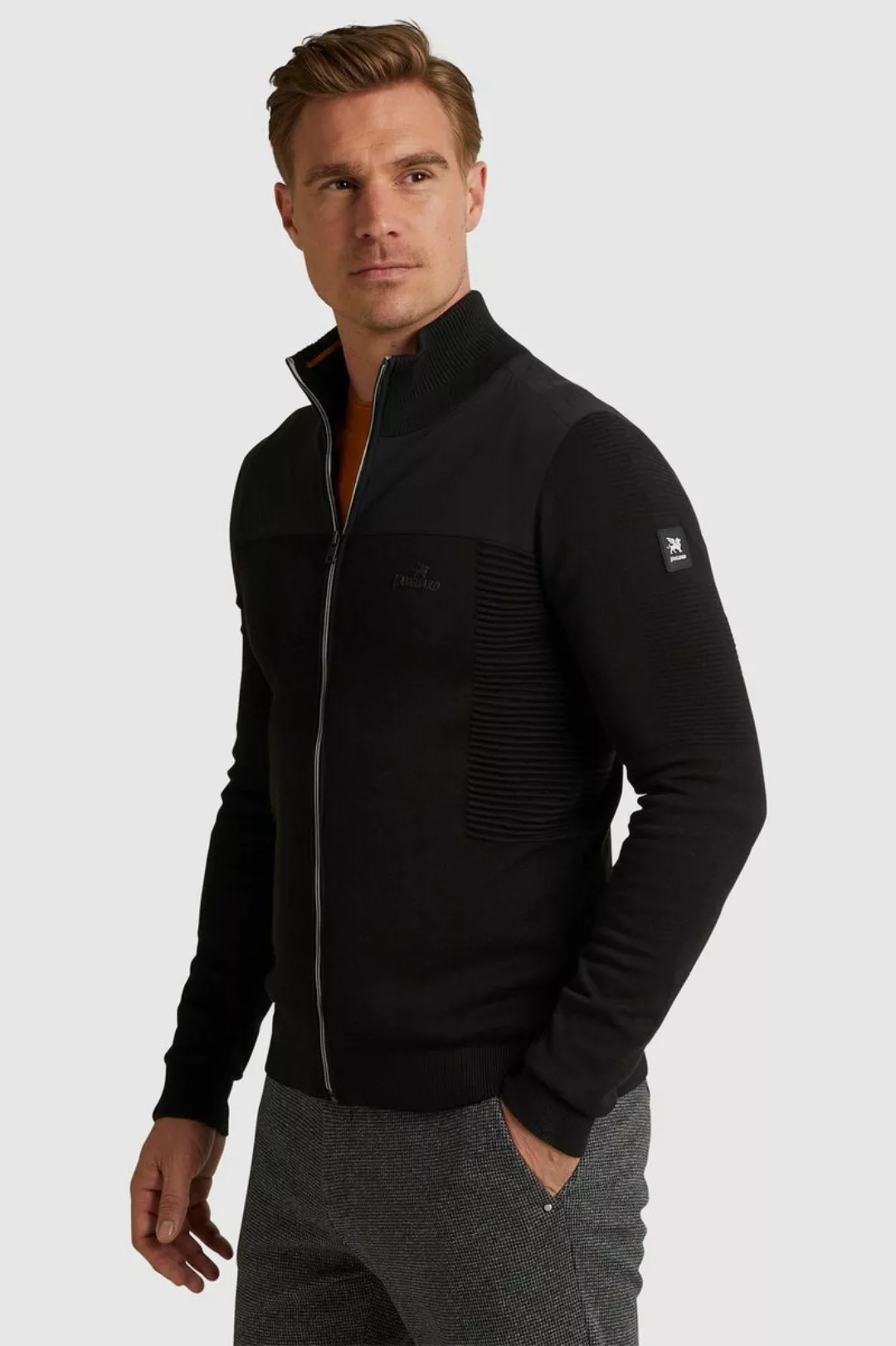 Vanguard Jacke Zipper Modal Schwarz - Größe XXL günstig online kaufen