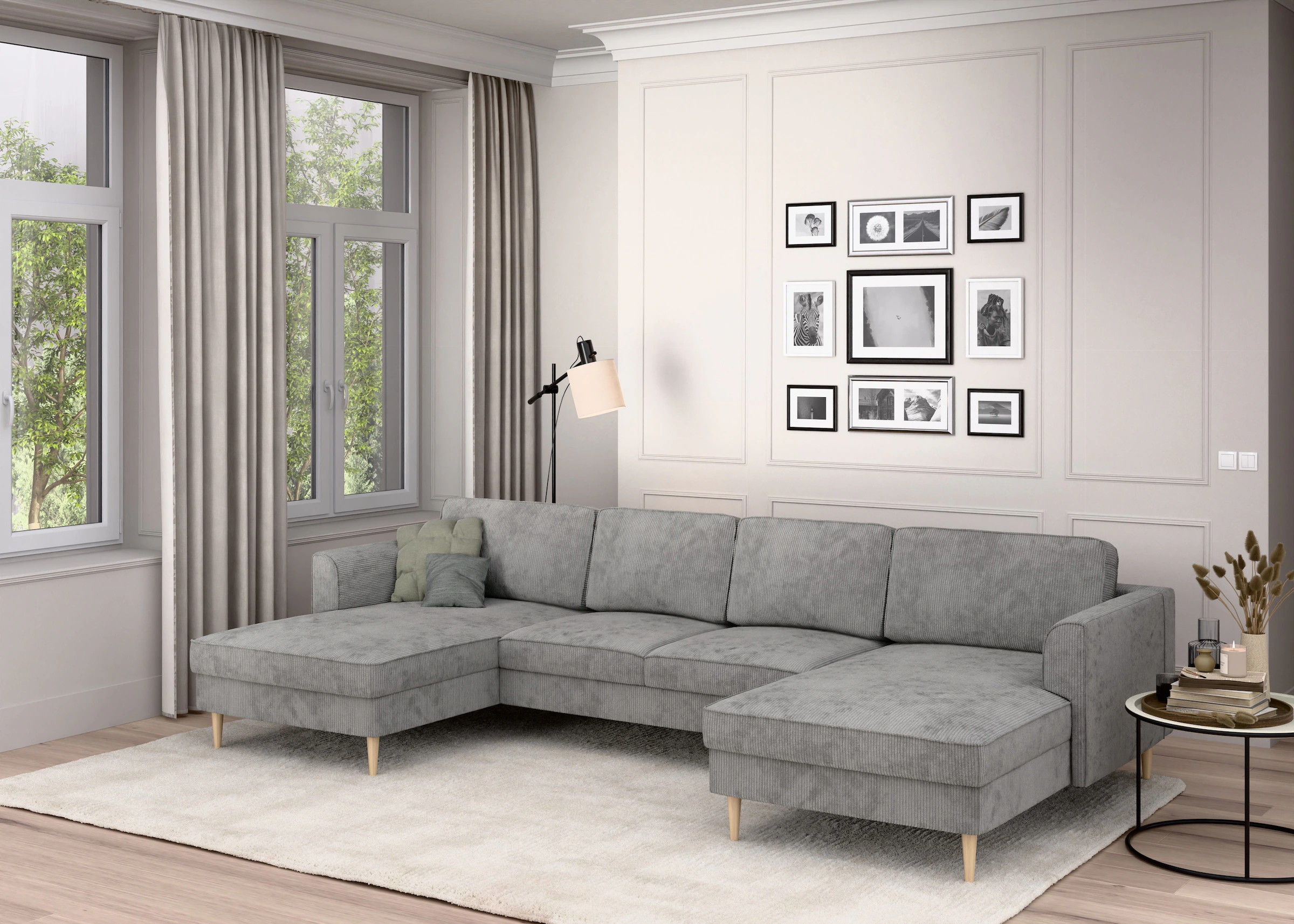 Home affaire Wohnlandschaft »Booster Couch wahlweise mit Schlaffunktion und günstig online kaufen