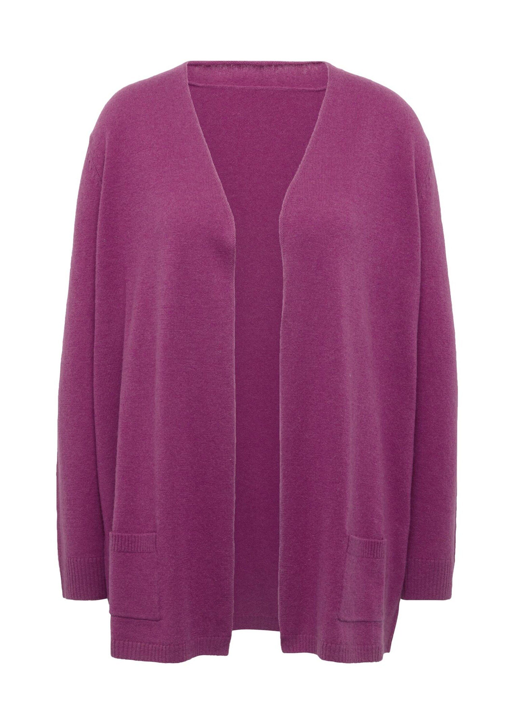 GOLDNER Strickjacke Kurzgröße: Langarm Feinstrick-Cardigan günstig online kaufen