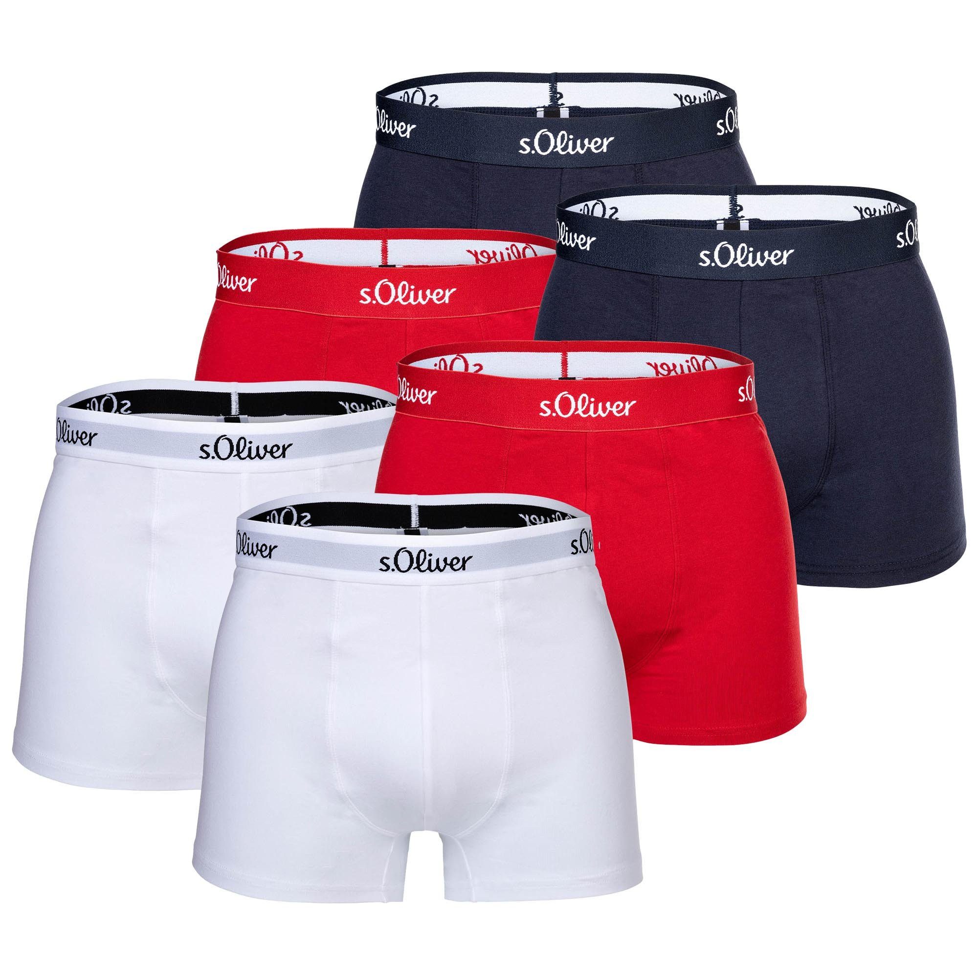 s.Oliver Boxer Herren Boxershort 6er Pack günstig online kaufen