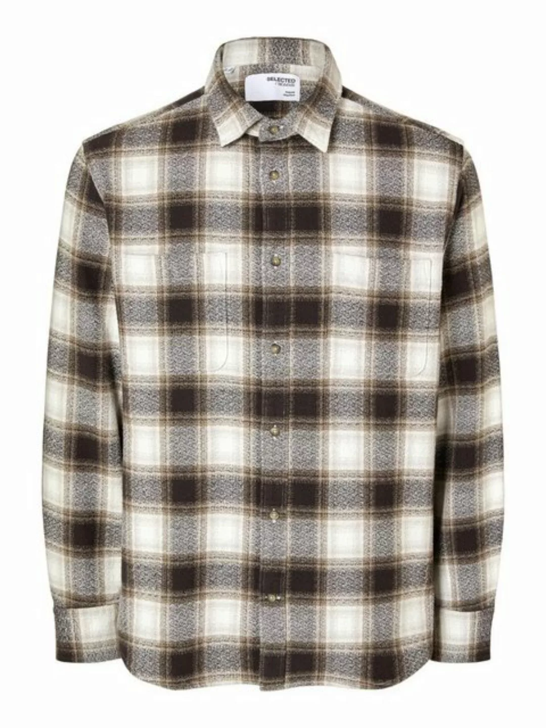 SELECTED HOMME Blusenshirt SLHREGOWEN-GRINDLE CHECK SHIRT LS günstig online kaufen