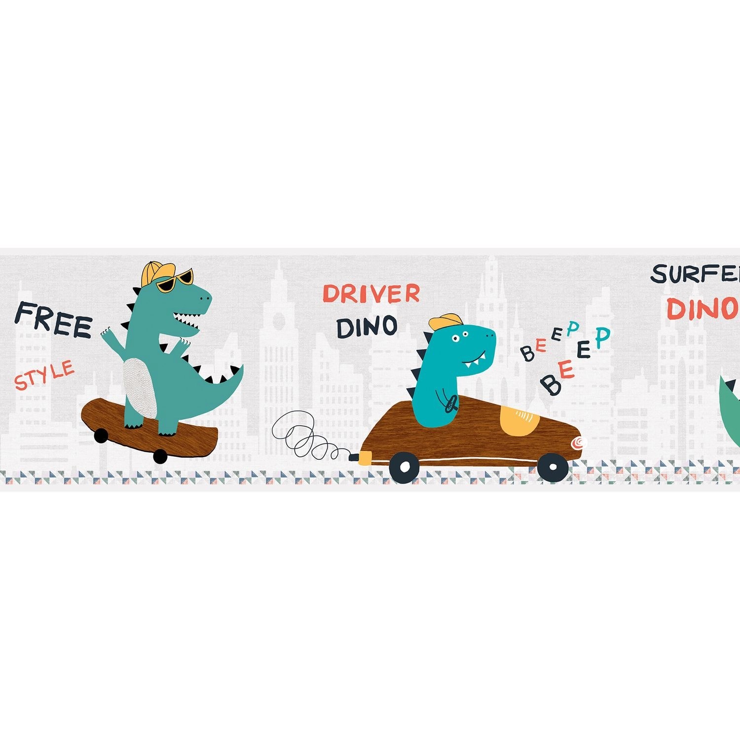 PROFHOME 403745-GU Tiermotiv Tapete Kindertapete Matt Grün Braun Grau 0,75 günstig online kaufen