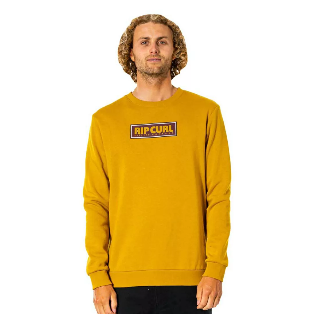 Rip Curl Surf Revival Box Sweatshirt 2XL Mustard günstig online kaufen