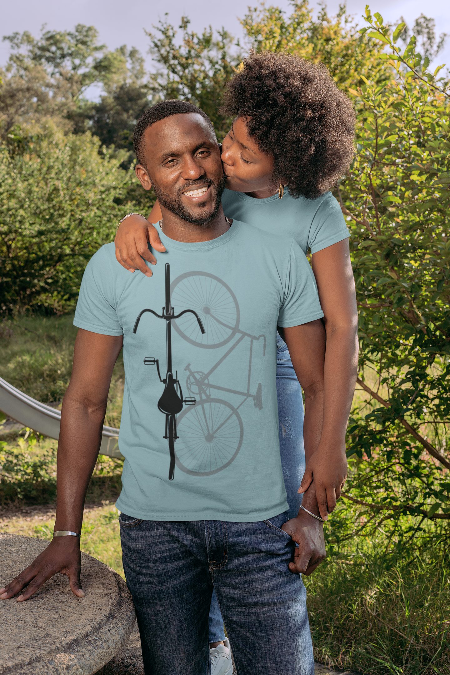 Baddery Print-Shirt Fahrrad T-Shirt: "Bike" - günstig online kaufen