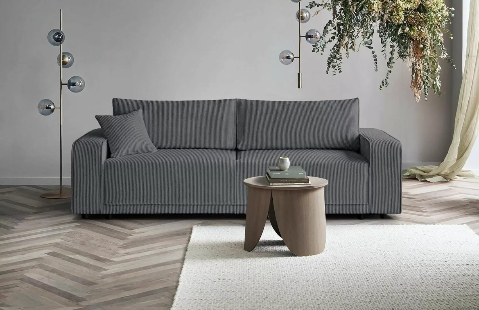 Beautysofa Schlafsofa PRIMO, modernes Design Sofa, Wellenfedern, Schlaffunk günstig online kaufen