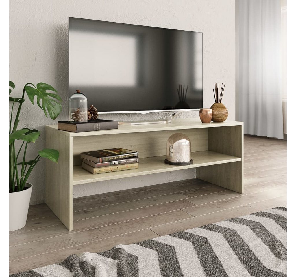 furnicato TV-Schrank Sonoma-Eiche 100x40x40 cm Holzwerkstoff günstig online kaufen