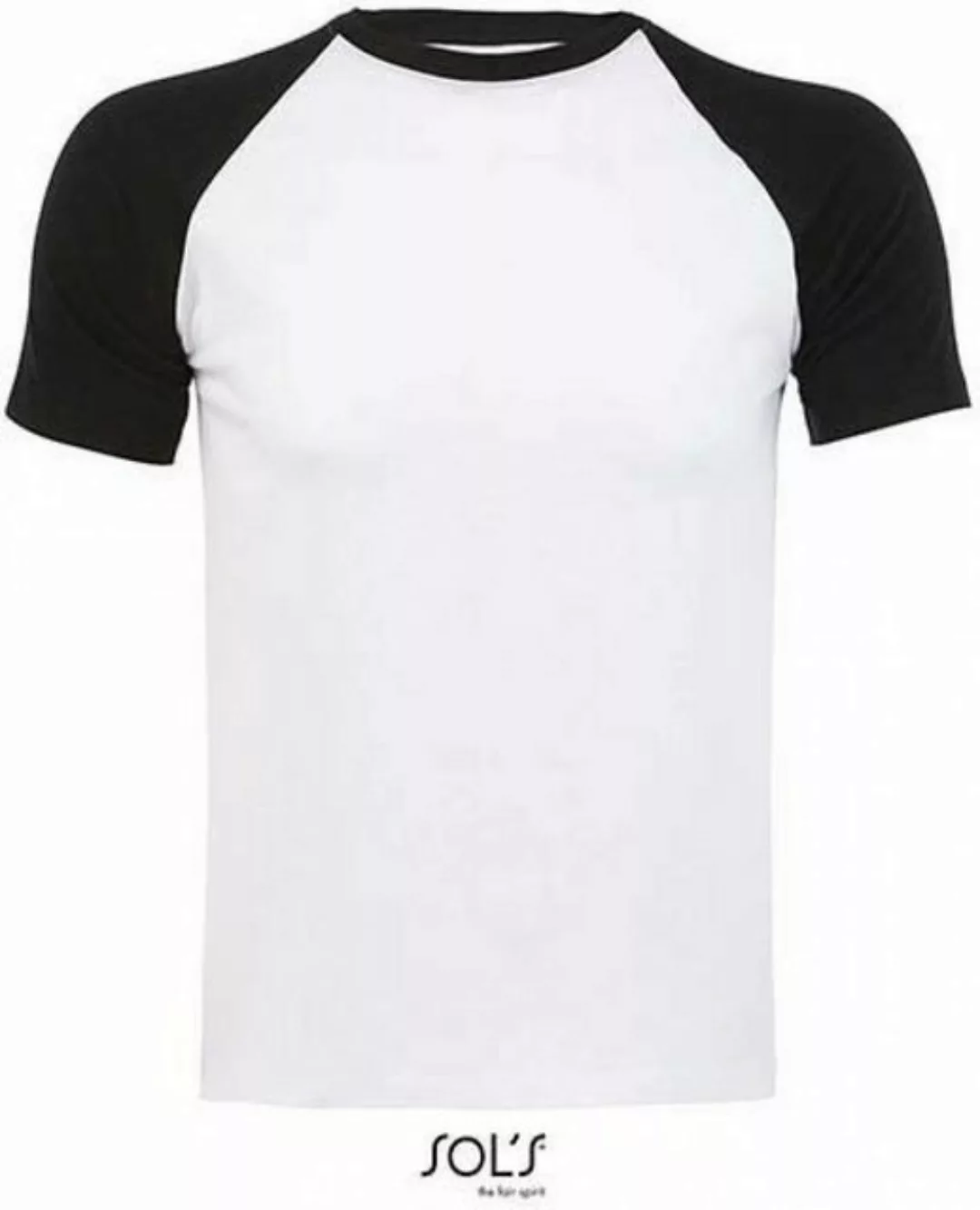 SOLS Rundhalsshirt Raglan Funky 150 Herren T-Shirt günstig online kaufen
