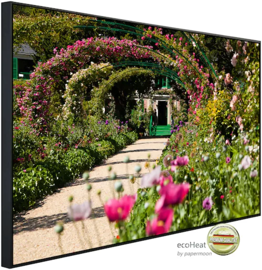 Papermoon Infrarotheizung »Monets Garten«, sehr angenehme Strahlungswärme günstig online kaufen