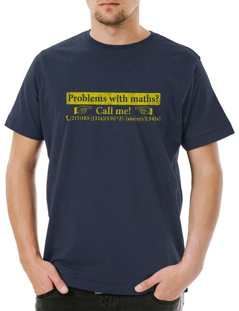 Urban Backwoods Print-Shirt Problem with Maths Herren T-Shirt Geek Nerd Fun günstig online kaufen