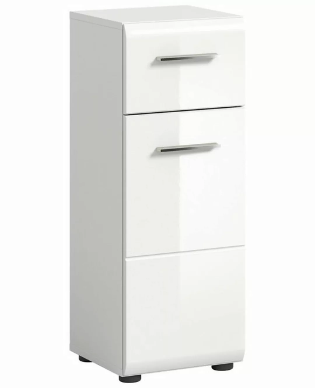 freiraum Hochschrank Ice in Weiß Hochglanz - 30x80x30cm (BxHxT) günstig online kaufen