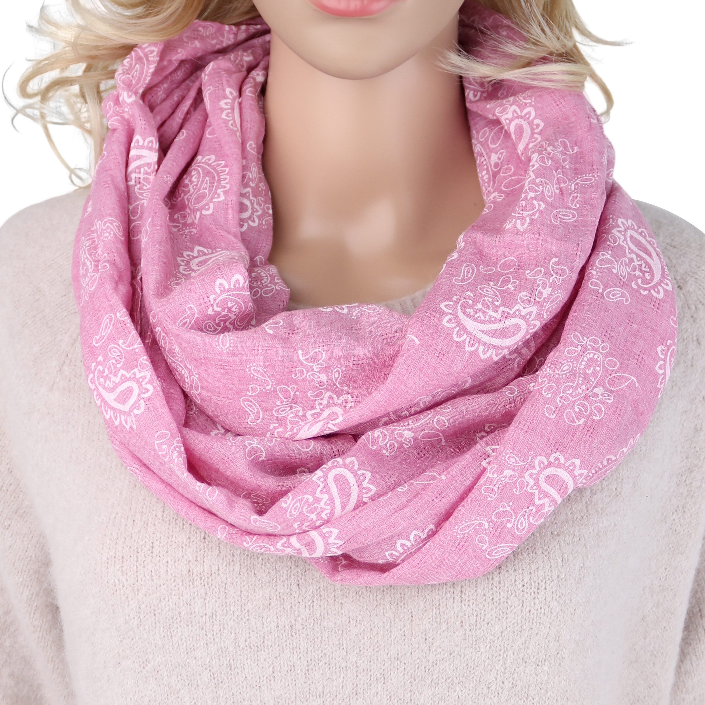 MIRROSI Loop Damen Schal mit Paisley günstig online kaufen