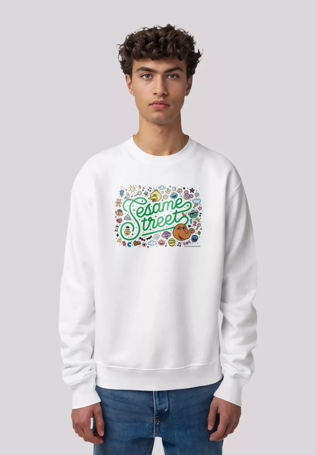 F4NT4STIC Sweatshirt "Sesamstraße Collage Coloured", Premium Qualität,Nosta günstig online kaufen