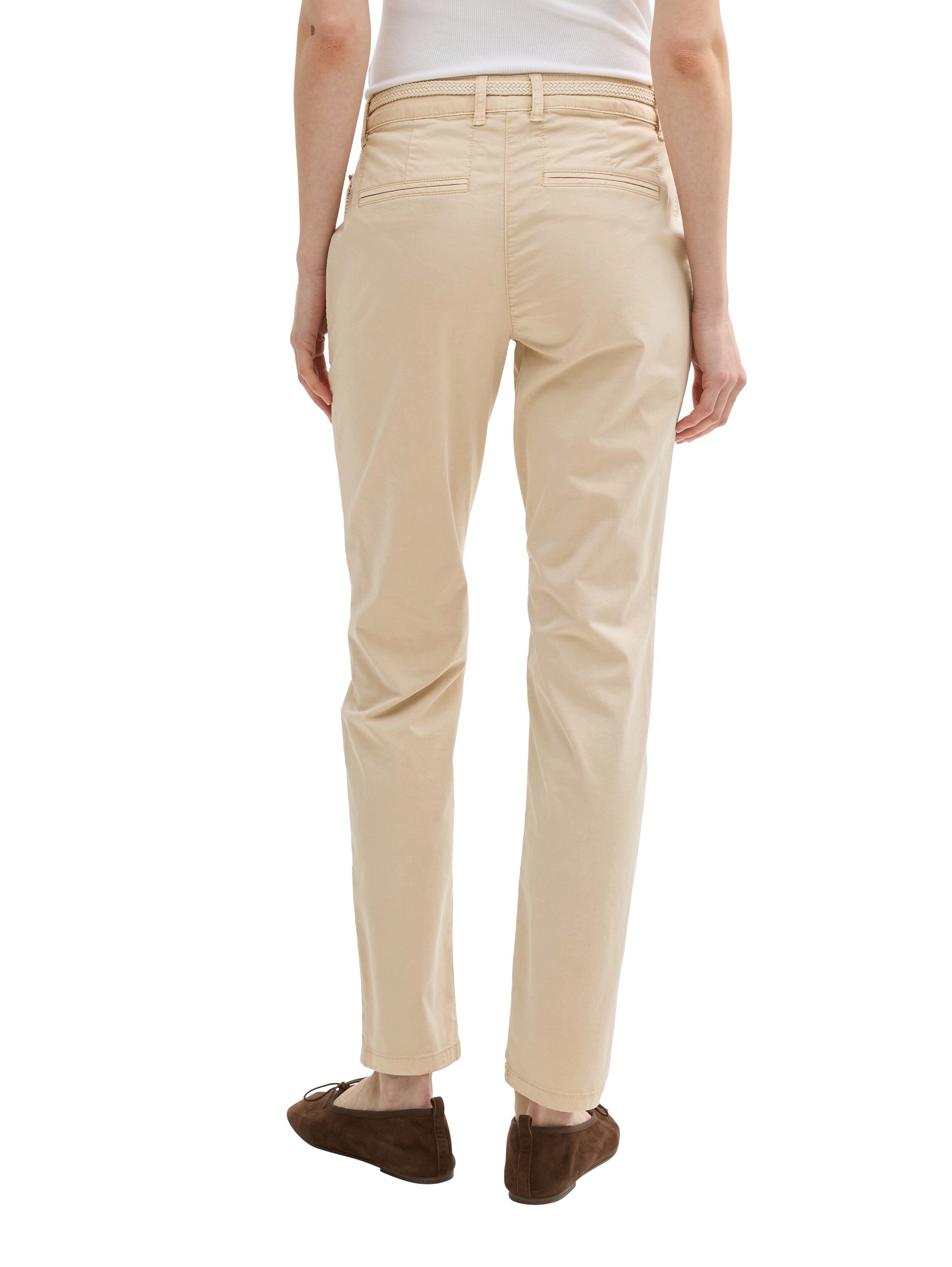 TOM TAILOR Chinohose mit Gürtel günstig online kaufen