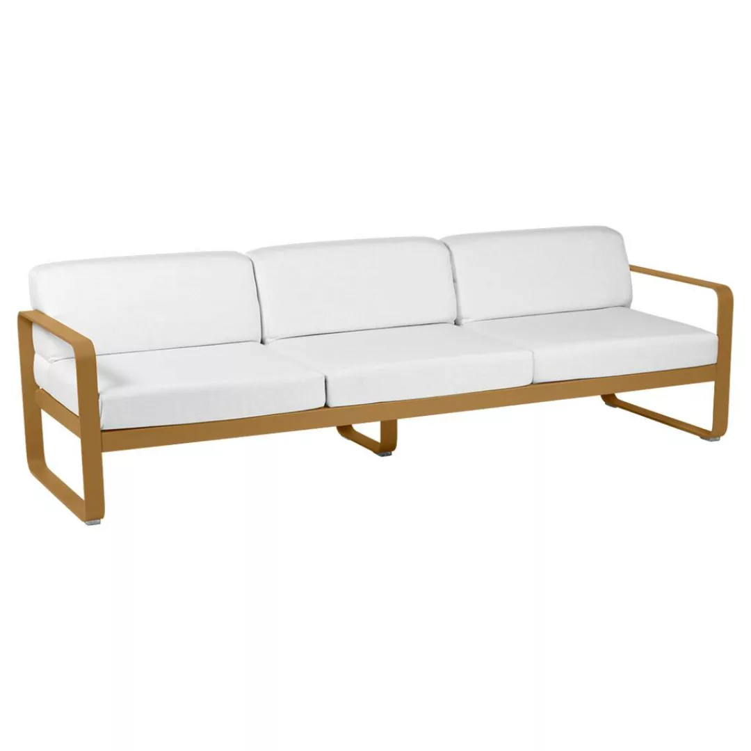 Bellevie 3-Sitzer Lounge-Sofa D2 Lebkuchen 81 Grauweiß günstig online kaufen