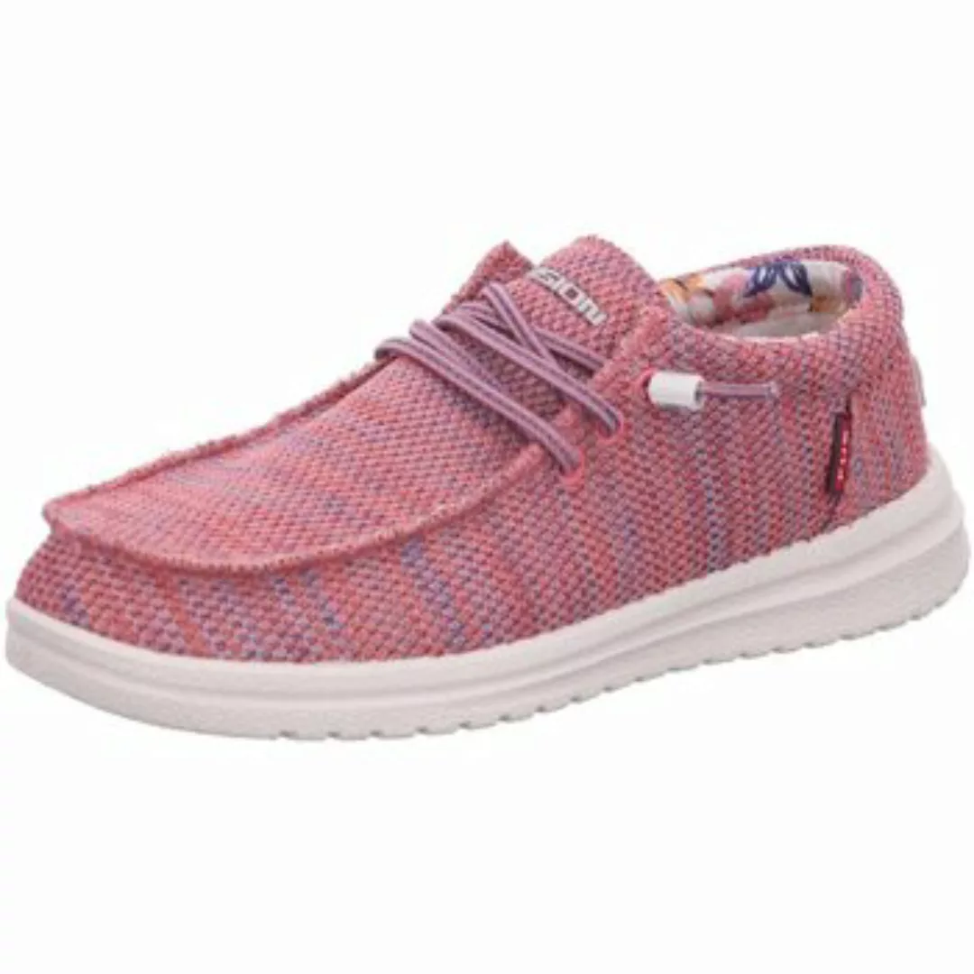 Fusion  Damenschuhe Schnuerschuhe Melange knit pink 2-0101I-0623Melange kni günstig online kaufen