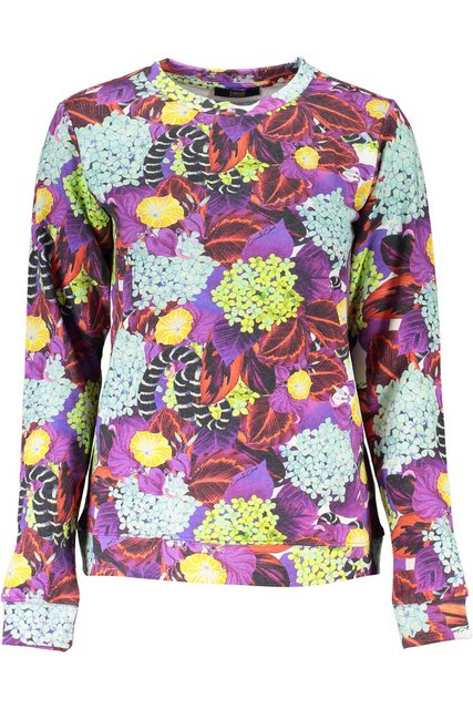 Cavalli Class Sweatshirt Violett Damenpullover - Langarm Sweatshirt mit günstig online kaufen