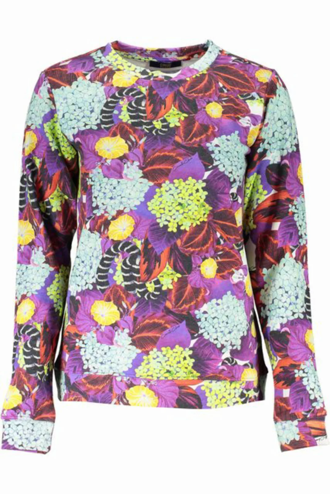 Cavalli Class Sweatshirt Violett Damenpullover - Langarm Sweatshirt mit günstig online kaufen