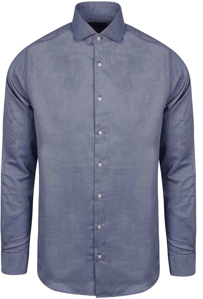 Steppin' Out Hemd Oxford Melange Blau  - Größe 3XL günstig online kaufen