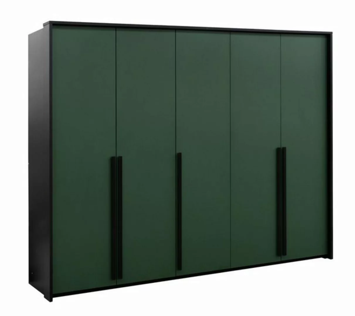 Compleo Kleiderschrank geräumige Garderobe für den Flur, Modern design GOLD günstig online kaufen