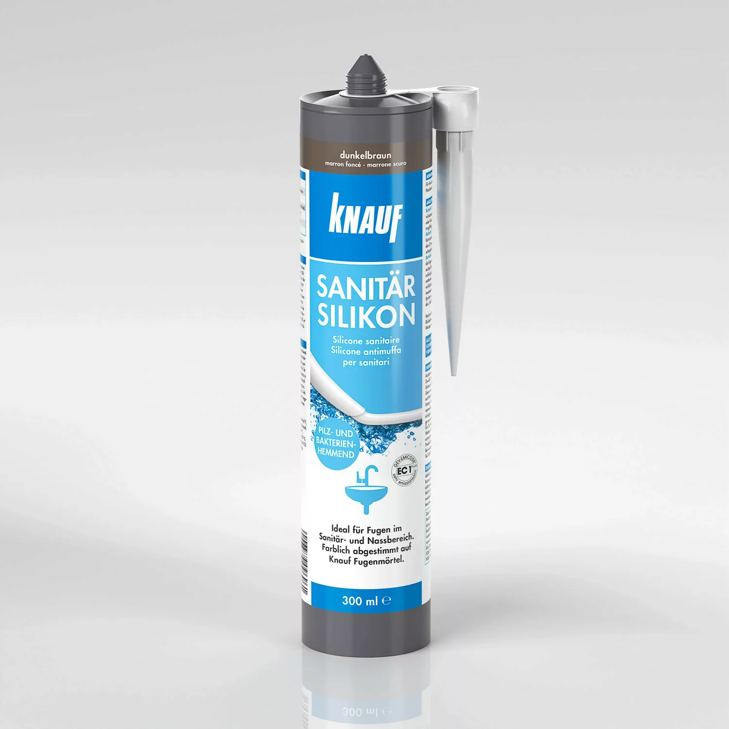 Knauf Sanitär-Silikon Dunkelbraun 300 ml günstig online kaufen