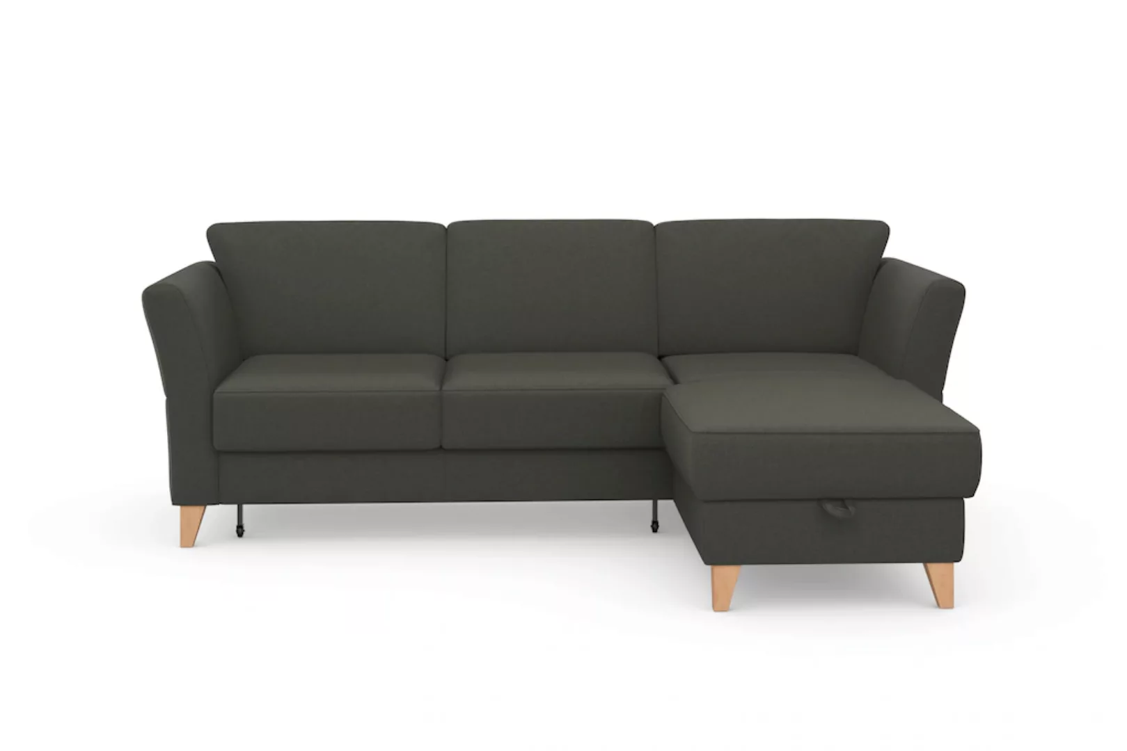 sit&more Ecksofa "Visby L-Form", Wahlweise mit Bettfunktion und Bettkasten, günstig online kaufen