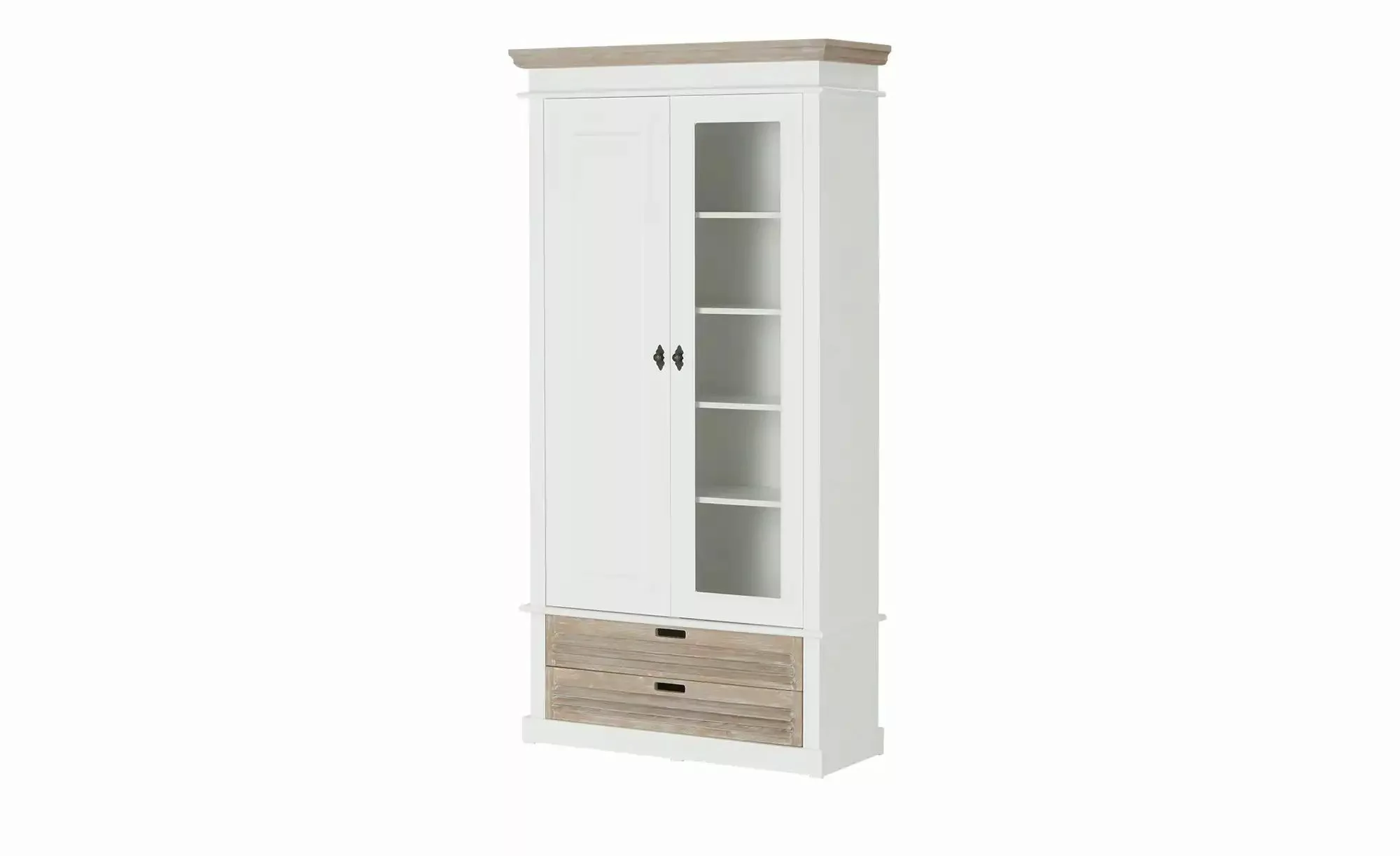 maison bleue Vitrine  Cortina ¦ weiß ¦ Maße (cm): B: 102,8 H: 200 T: 39.7 S günstig online kaufen