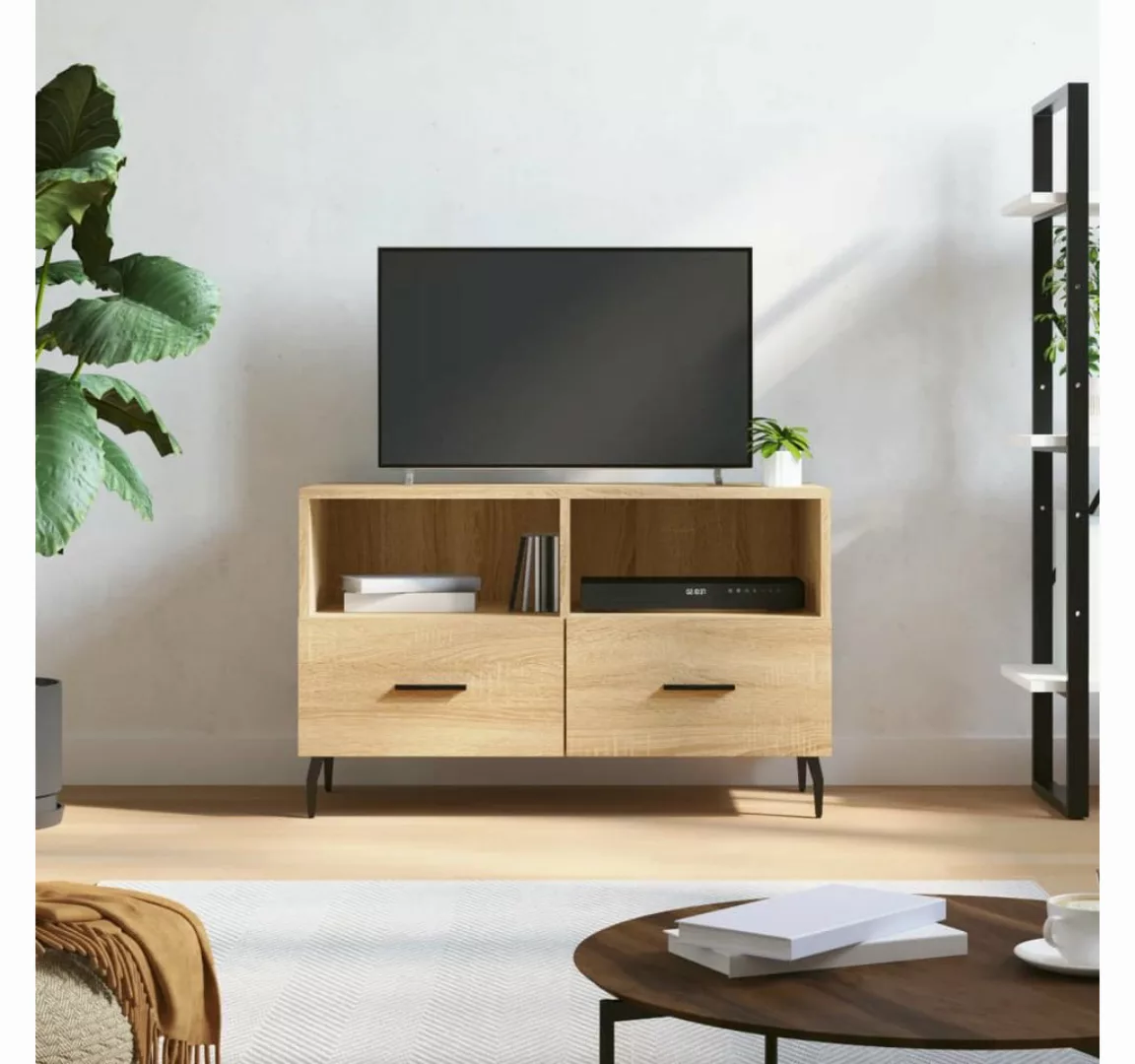 vidaXL TV-Schrank TV-Schrank Sonoma Eiche 80x36x50 cm Spanplatte günstig online kaufen