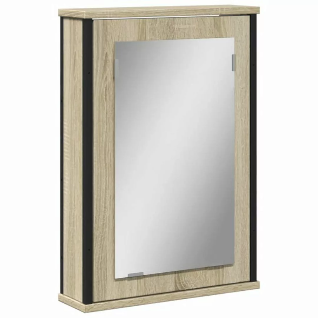 vidaXL Badezimmerspiegelschrank Bad-Spiegelschrank Sonoma-Eiche 42x12x60 cm günstig online kaufen