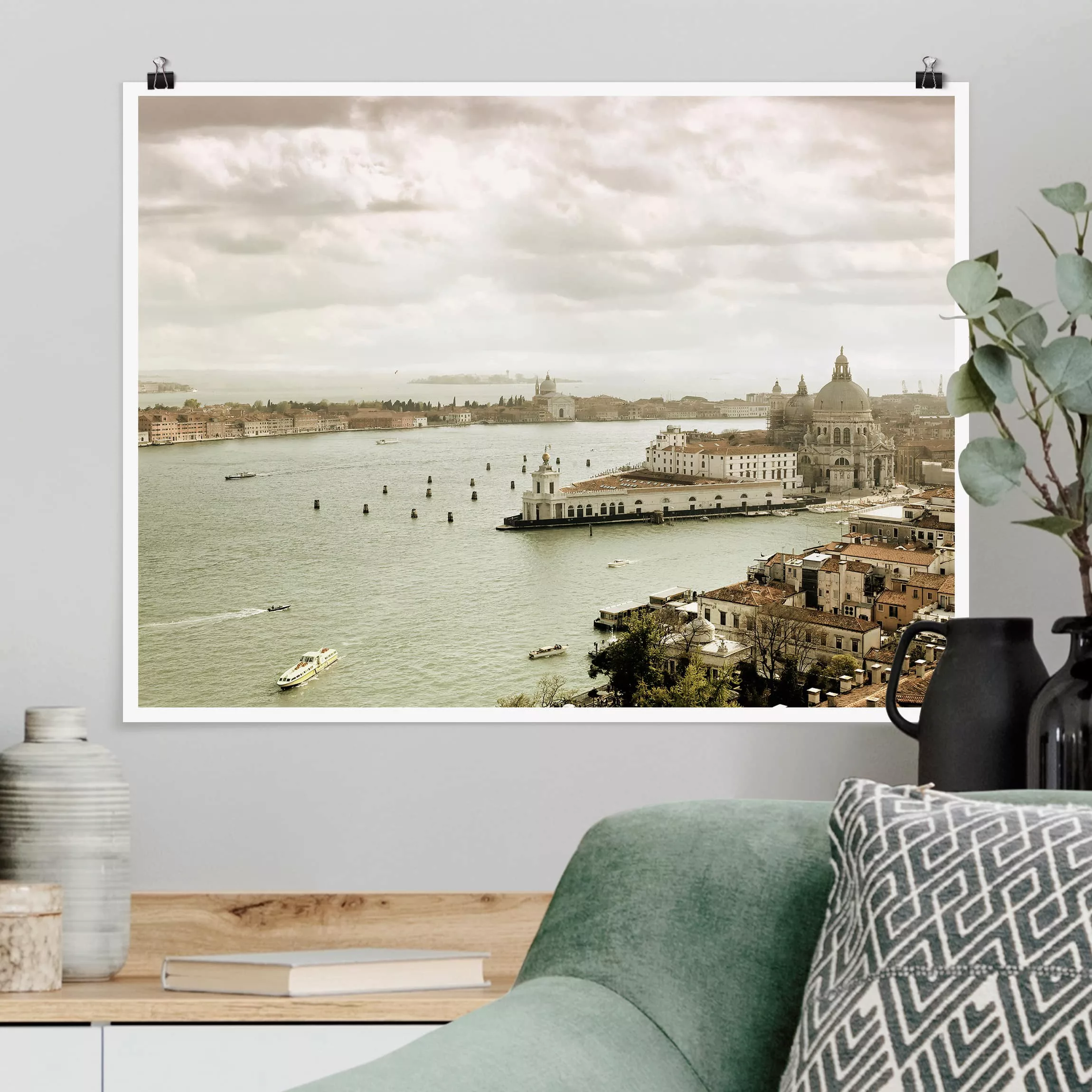 Poster Architektur & Skyline - Querformat Lagune von Venedig günstig online kaufen