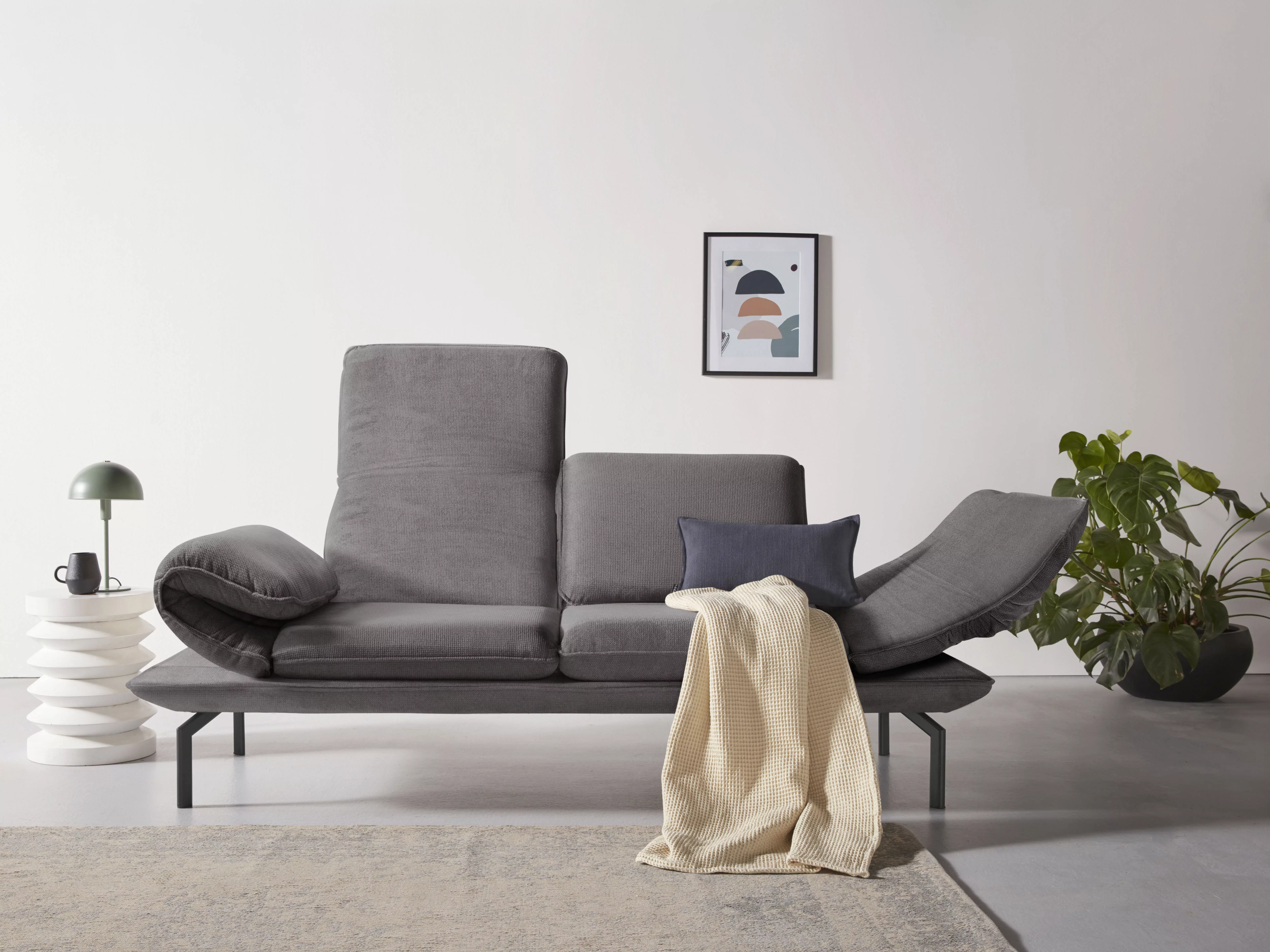 DOMO collection 2-Sitzer "New York", wahlweise mit Armlehnen- und Rückenfun günstig online kaufen