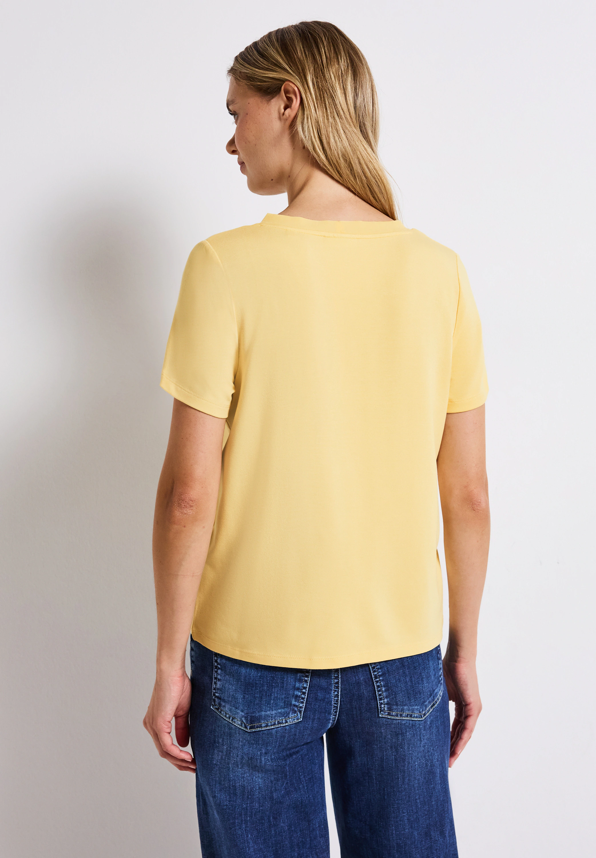 STREET ONE T-Shirt, aus strecthigem Viskosematerial günstig online kaufen