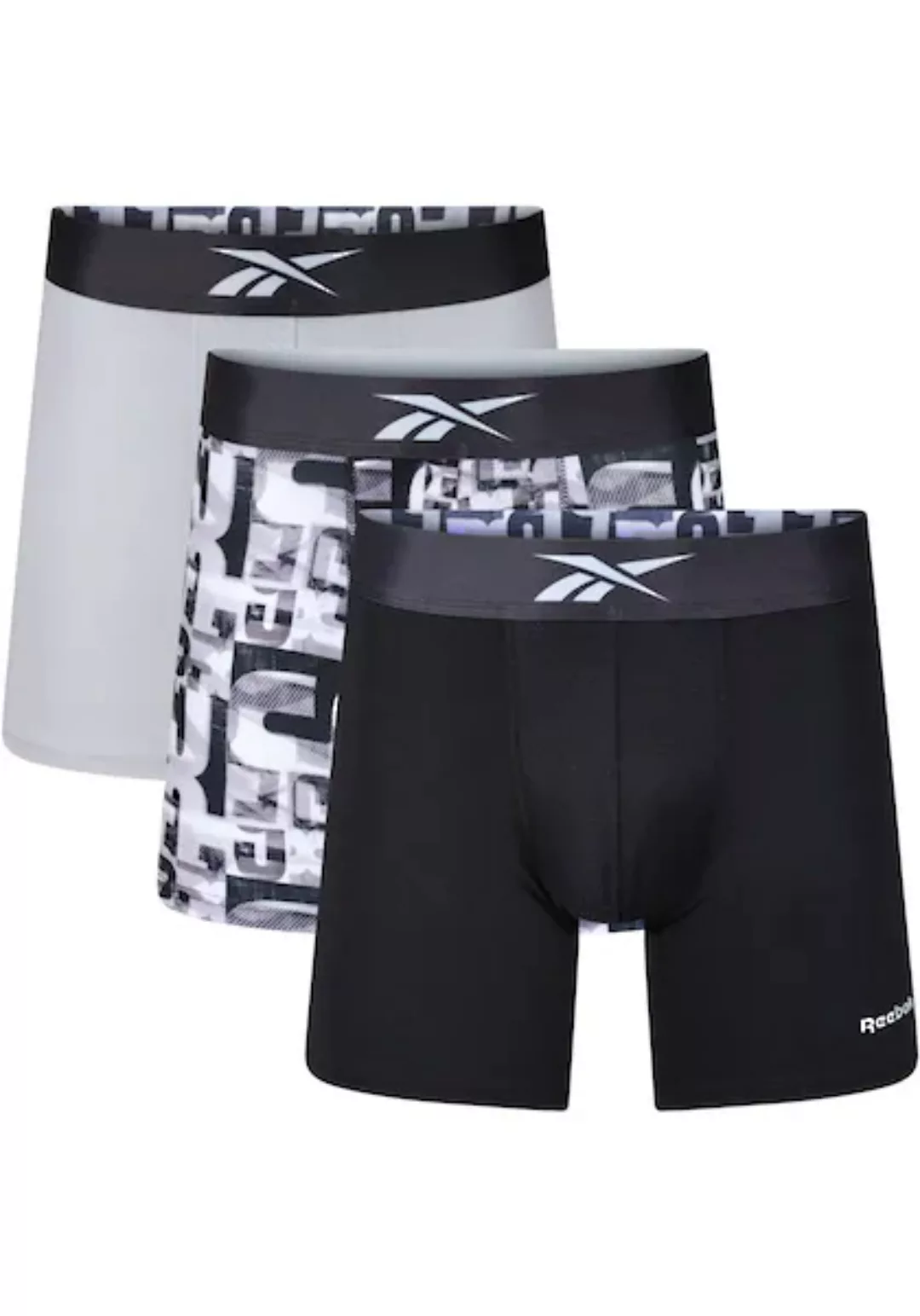 Reebok Boxer »Mens RBK Sports Trunks Med SHAND«, (3er Pack) günstig online kaufen