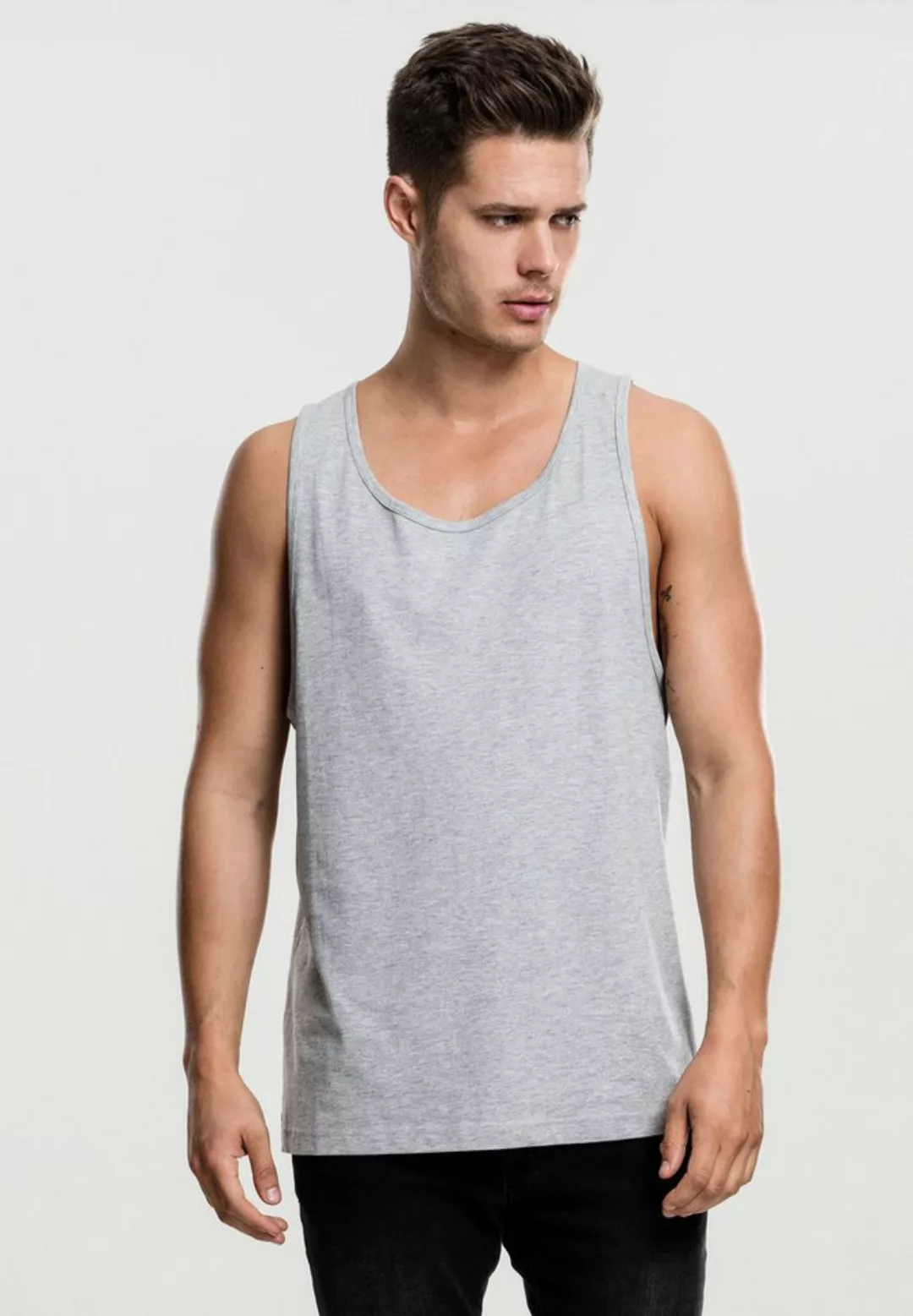 URBAN CLASSICS T-Shirt TB365 - Jersey Big Tank h.grey XL günstig online kaufen