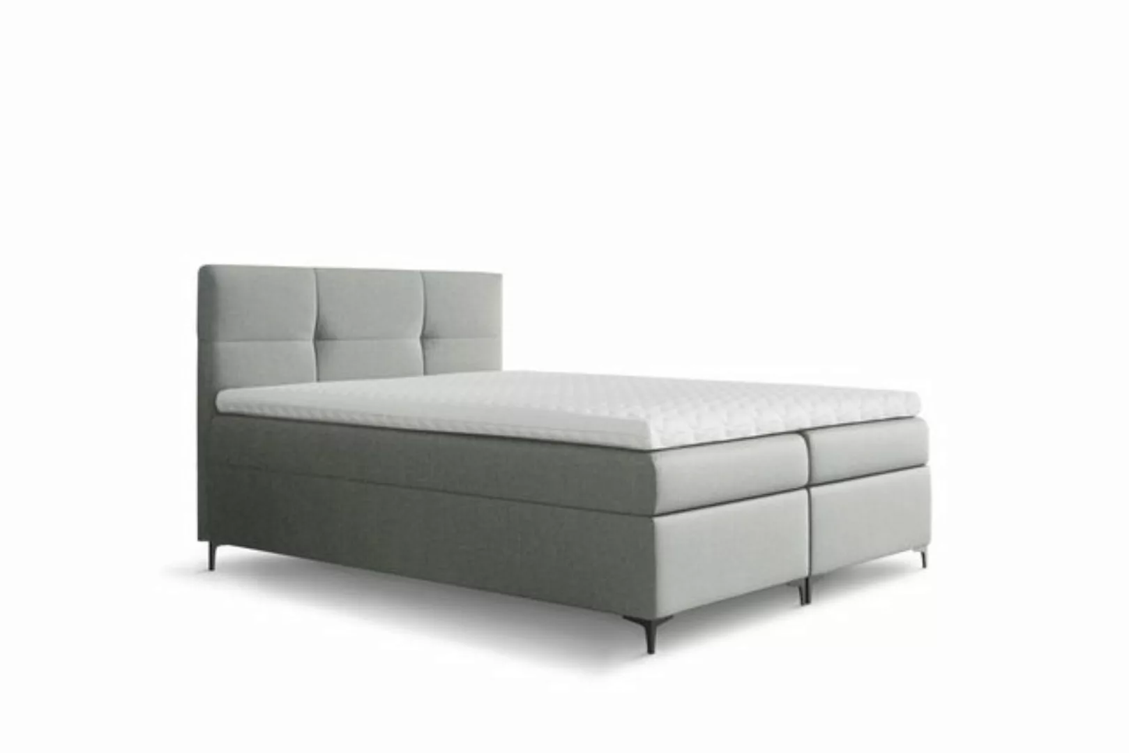 Stylefy Boxspringbett Nelson (Schlafzimmerbett, Bett), gepolstert günstig online kaufen