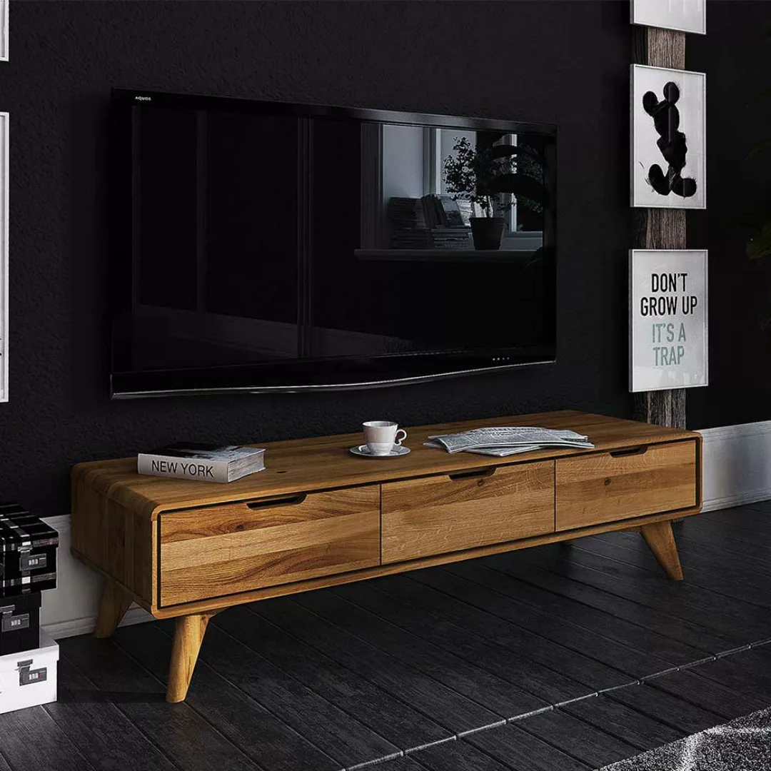 TV Möbel aus Wildeiche Massivholz geölt günstig online kaufen